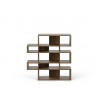 TemaHome London Bookshelf 2010-002 in Walnut Frame and Walnut Backs - Front 