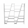 TemaHome Delta Shelving Unit 004 in White - Front - TemaHome Delta Shelving Unit 004 in White - Front
