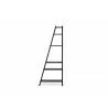TemaHome Delta Shelving Unit 001 in Pure Black - Front - TemaHome Delta Shelving Unit 001 in Pure Black - Front