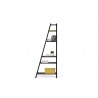 TemaHome Delta Shelving Unit 001 in Pure Black - Front with Contents