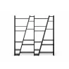 TemaHome Delta Shelving Unit 004 in Black - Front - TemaHome Delta Shelving Unit 004 in Black - Front