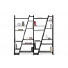 TemaHome Delta Shelving Unit 004 in Black - Front with Contents
