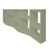 TemaHome Valsa Composition 2012-004 in Matte Grey - Corner Edge