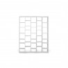 TemaHome Valsa Composition 2012-004 in Pure White - Front and Empty