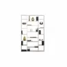 TemaHome Valsa Composition 2012-002 in Pure White - Front with Contents - TemaHome Valsa Composition 2012-002 in Pure White - Front with Contents