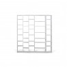 TemaHome Valsa Composition 2012-005 in Pure White - Front and Empty