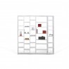 TemaHome Valsa Composition 2012-005 in Pure White - Front with Contents