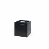 TemaHome Berlin Box in Pure Black - Angled - TemaHome Berlin Box in Pure Black - Angled