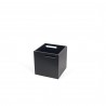TemaHome Berlin Box in Pure Black - Top Angled View