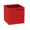 TemaHome Berlin Box in Red - Angled Close-up