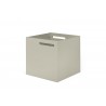 TemaHome Berlin Box in Light Grey - Angled View