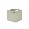 TemaHome Berlin Box in Light Grey - Angled View - TemaHome Berlin Box in Light Grey - Angled View