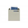 TemaHome Berlin Box in Light Grey - Side with Contents