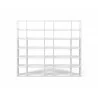 TemaHome Pombal Bookshelf Comp. 2011-055 in Pure White - Front - TemaHome Pombal Bookshelf Comp. 2011-055 in Pure White - Front