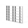 TemaHome Pombal Bookshelf Comp. 2011-055 in Pure White - Angled