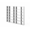 TemaHome Pombal Bookshelf Comp. 2011-055 in Pure White - Angled - TemaHome Pombal Bookshelf Comp. 2011-055 in Pure White - Angled