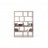 TemaHome Berlin 5 Levels 150 cm in Pure White with Plywood Edge - With Contents