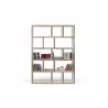 TemaHome Berlin 5 Levels 150 cm in Pure White with Plywood Edge - With Contents - TemaHome Berlin 5 Levels 150 cm in Pure White with Plywood Edge - With Contents
