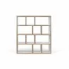 TemaHome Berlin 4 Levels 150 cm in Pure White with Plywood Edge - Front - TemaHome Berlin 4 Levels 150 cm in Pure White with Plywood Edge - Front