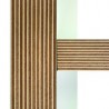 Swatch - Pure White and Plywood Edge