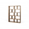 TemaHome Berlin 5 Levels 150 cm in Walnut - Back Angled
