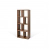 TemaHome Berlin 4 Levels 70 cm in Walnut - Angled