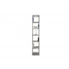 TemaHome Pombal Bookshelf 16" Starter Kit in Concrete Look - Front with Contents