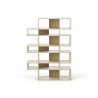 TemaHome London Bookshelf 2010-003 in Oak Frame and Oak Backs - Front 