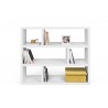 TemaHome Dublin Low in Pure White - Front with Contents