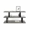 TemaHome Step Low in Concrete Look & Pure Black - Front with Contents - TemaHome Step Low in Concrete Look & Pure Black - Front with Contents
