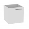TemaHome Berlin Box in White - Angled Close-up
