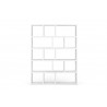 TemaHome Berlin 5 Levels 150 cm in Pure White - Front