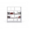 TemaHome Berlin 4 Levels 150 cm in Pure White - With Books