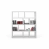 TemaHome Berlin 4 Levels 150 cm in Pure White - With Books - TemaHome Berlin 4 Levels 150 cm in Pure White - With Books