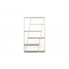 TemaHome Albi Bookshelf in Light Oak & Black - Front and Empty