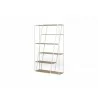 TemaHome Albi Bookshelf in Light Oak & White - Back and Empty - TemaHome Albi Bookshelf in Light Oak & White - Back and Empty