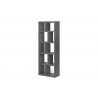 TemaHome Berlin 5 Levels 70 cm in Concrete Look - Back Angled
