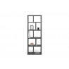 TemaHome Berlin 5 Levels 70 cm in Concrete Look - Front with Contents
