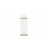 TemaHome Berlin Console in Pure White with Plywood Edge - Side - TemaHome Berlin Console in Pure White with Plywood Edge - Side