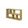 TemaHome Berlin Console in Oak - Back Angled - TemaHome Berlin Console in Oak - Back Angled