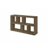 TemaHome Berlin Console in Walnut - Angled - TemaHome Berlin Console in Walnut - Angled