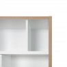TemaHome Group Shelving Unit 108 in Pure White with Plywood Edge - Upper Shelf Detail