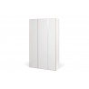 TemaHome Group Shelving Unit 108 in Pure White with Plywood Edge - Back Angled View