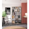 TemaHome Group Shelving Unit 108 in Pure White with Plywood Edge - Lifestyle