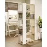 TemaHome Ella Bookcase 90 High in Melamine Light Oak & Pure White - Lifestyle - TemaHome Ella Bookcase 90 High in Melamine Light Oak & Pure White - Lifestyle