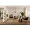 TemaHome Ella Bookcase 90 High in Melamine Light Oak & Pure White - Lifestyle 3 - TemaHome Ella Bookcase 90 High in Melamine Light Oak & Pure White - Lifestyle 3
