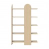 TemaHome Venice Bookcase in Light Oak - Front
