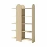 TemaHome Venice Bookcase in Light Oak - Angled - TemaHome Venice Bookcase in Light Oak - Angled