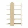 TemaHome Venice Bookcase in Light Oak - Back - TemaHome Venice Bookcase in Light Oak - Back