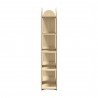 TemaHome Venice Bookcase in Light Oak - Side